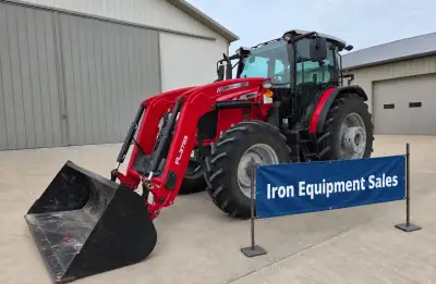 2022 Massey Ferguson 6713 MFWD Tractor W/FL3723 Loader
