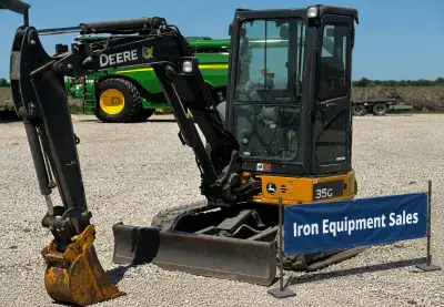 2019 John Deere 35G + 3 Buckets
